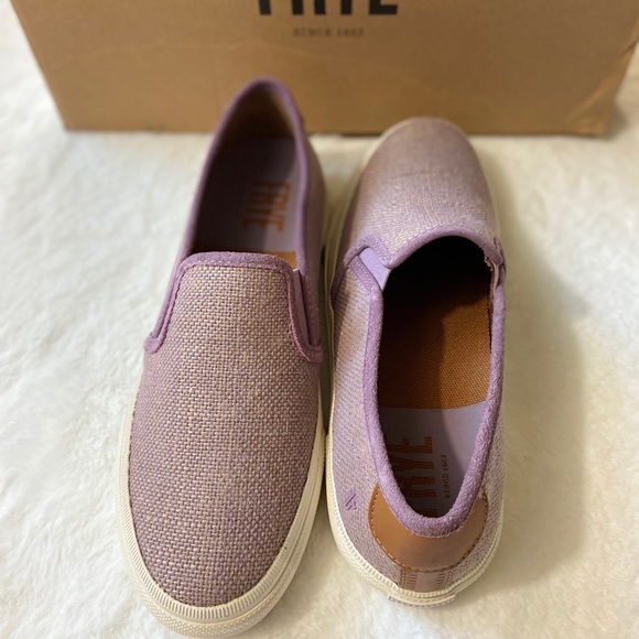NIB Frye Gia Canvas Slip on Sneaker lilac 70063 - Picture 4 of 6